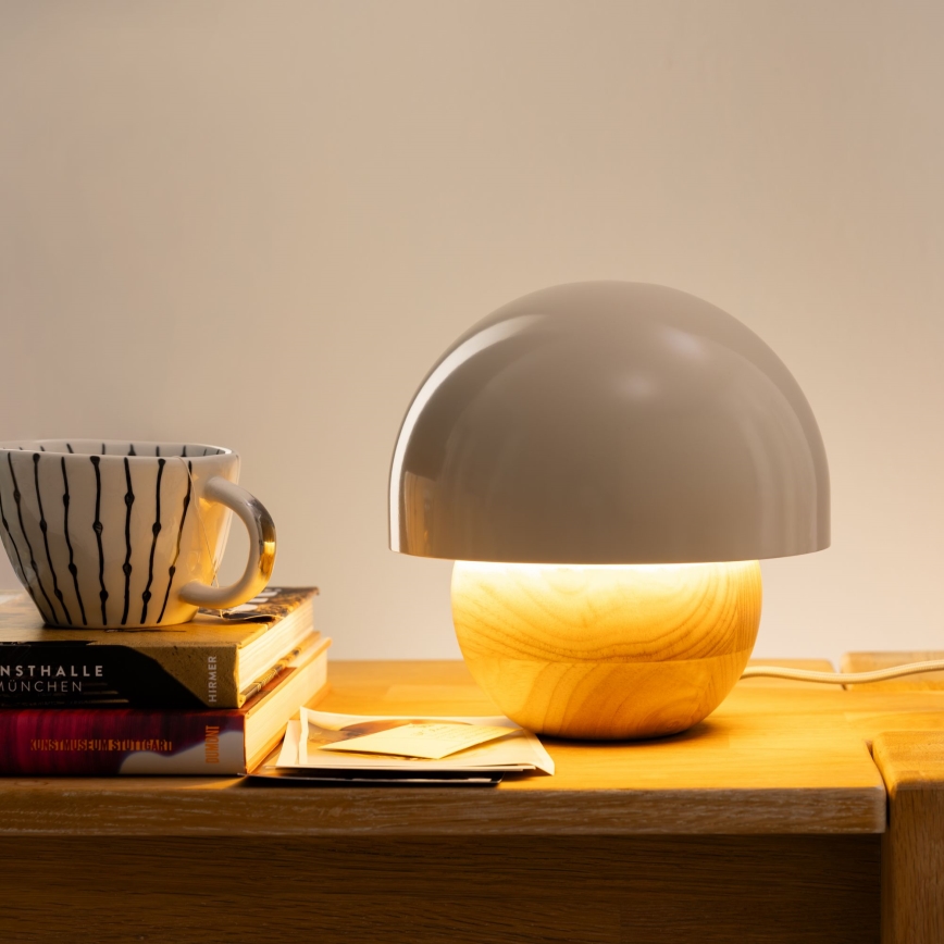 Brilliant - Bordslampa NALAM 1xE14/40W/230V grå/ask - FSC certifierade