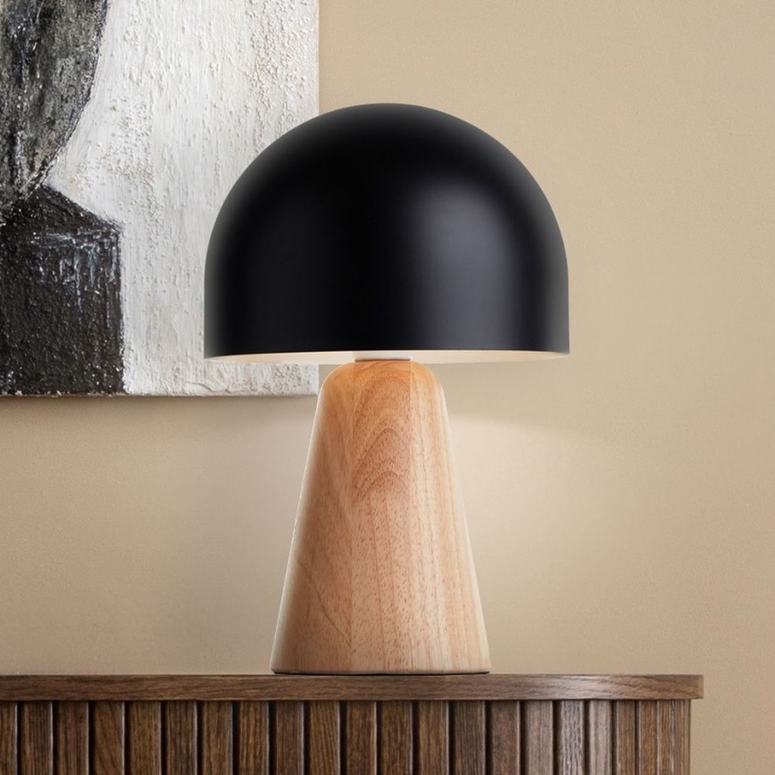 Brilliant - Bordslampa NALAM 1xE14/40W/230V svart/ask - FSC certifierade