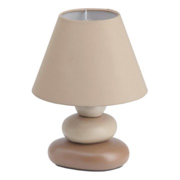 Brilliant - Bordslampa PAOLO 1xE14/40W/230V keramik/beige