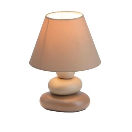 Brilliant - Bordslampa PAOLO 1xE14/40W/230V keramik/beige