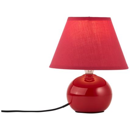 Brilliant - Bordslampa PRIMO 1xE14/40W/230V keramik/röd