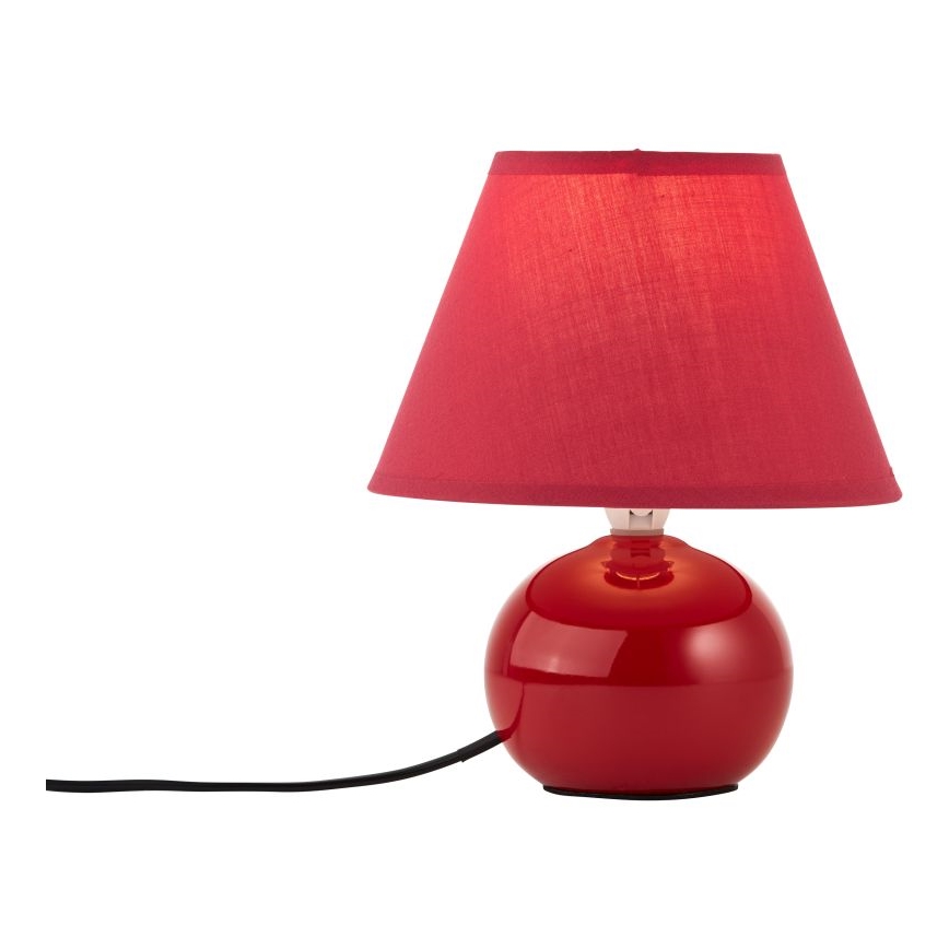 Brilliant - Bordslampa PRIMO 1xE14/40W/230V keramik/röd