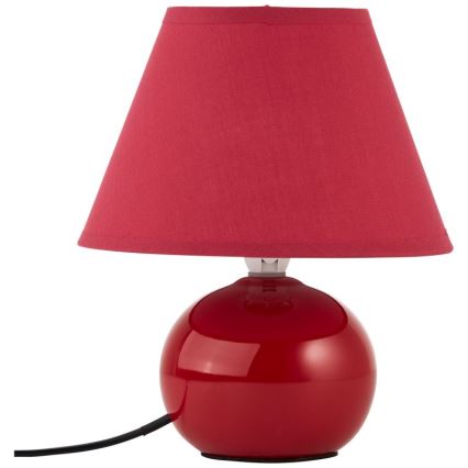 Brilliant - Bordslampa PRIMO 1xE14/40W/230V keramik/röd
