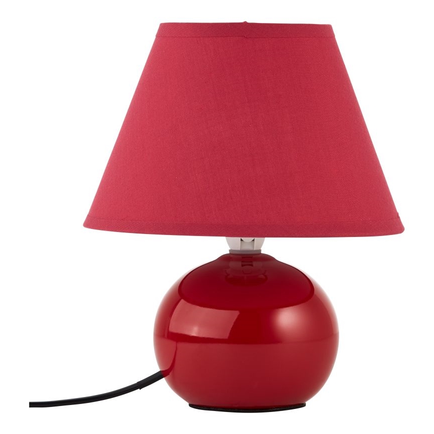 Brilliant - Bordslampa PRIMO 1xE14/40W/230V keramik/röd