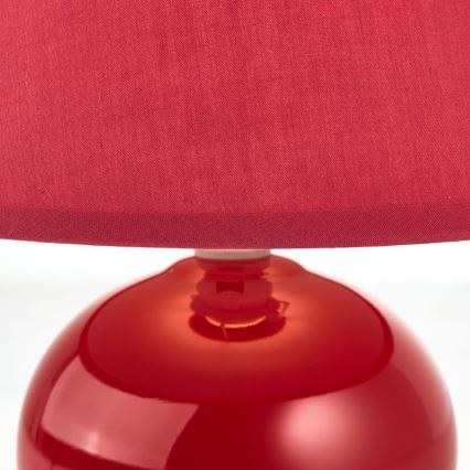 Brilliant - Bordslampa PRIMO 1xE14/40W/230V keramik/röd