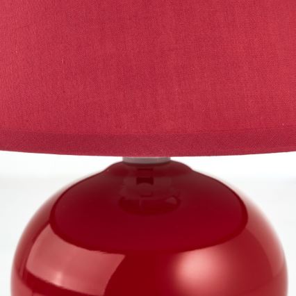 Brilliant - Bordslampa PRIMO 1xE14/40W/230V keramik/röd