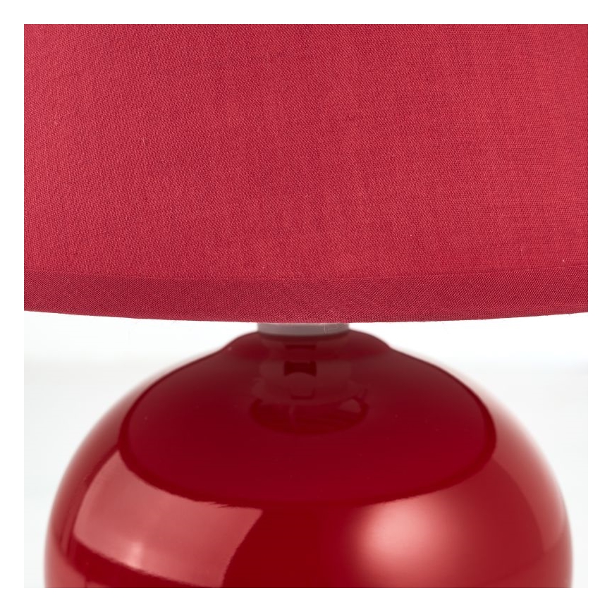 Brilliant - Bordslampa PRIMO 1xE14/40W/230V keramik/röd