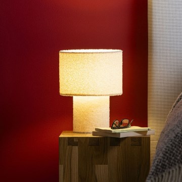 Brilliant - Bordslampa TEDDY 1xE27/25W/230V grädde