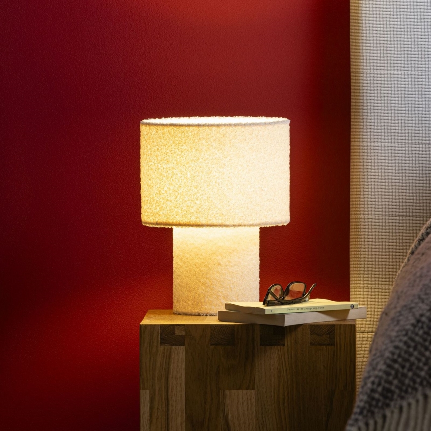 Brilliant - Bordslampa TEDDY 1xE27/25W/230V grädde