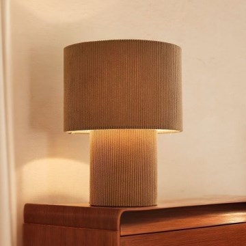 Brilliant - Bordslampa TONY 1xE27/20W/230V beige