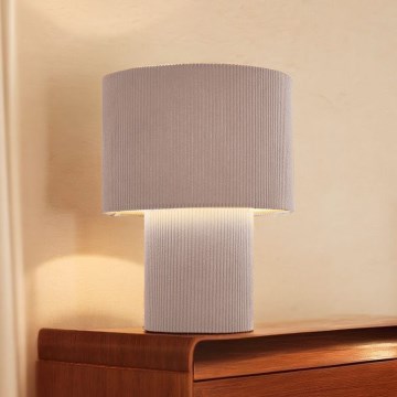 Brilliant - Bordslampa TONY 1xE27/20W/230V grädde