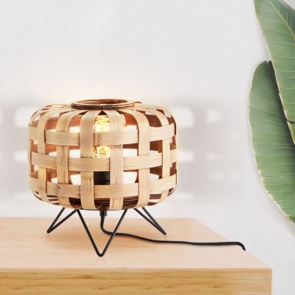 Brilliant - Bordslampa WOODLINE 1xE27/40W/230V Bambu - FSC certifierade