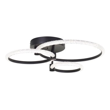 Brilliant - Dimbar taklampa AYDIN LED/34W/230V 3000-6500K svart + fjärrkontroll