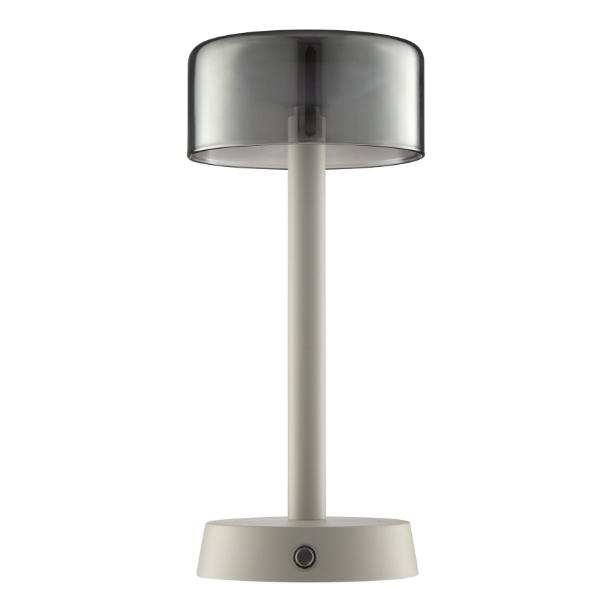 Brilliant - LED-dimbbar uppladdningsbar beröringsstyrd utomhusbordslampa RAZOR LED/2,5W/5V 2700K 2600 mAh IP44 grå