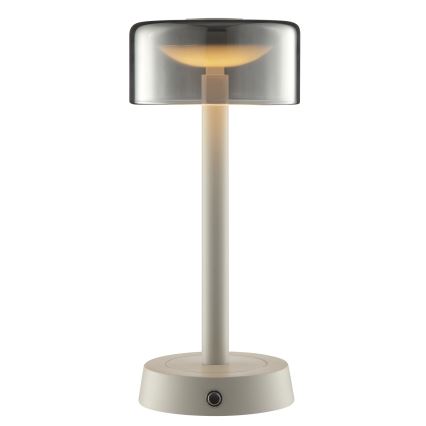Brilliant - LED-dimbbar uppladdningsbar beröringsstyrd utomhusbordslampa RAZOR LED/2,5W/5V 2700K 2600 mAh IP44 grå