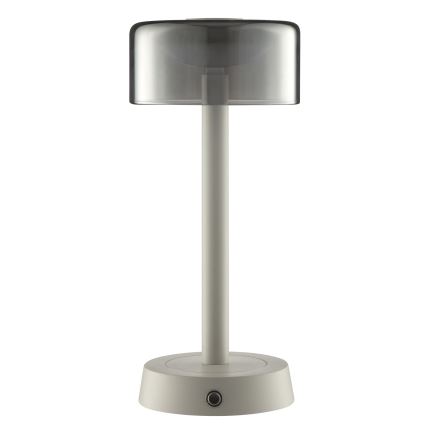 Brilliant - LED-dimbbar uppladdningsbar beröringsstyrd utomhusbordslampa RAZOR LED/2,5W/5V 2700K 2600 mAh IP44 grå