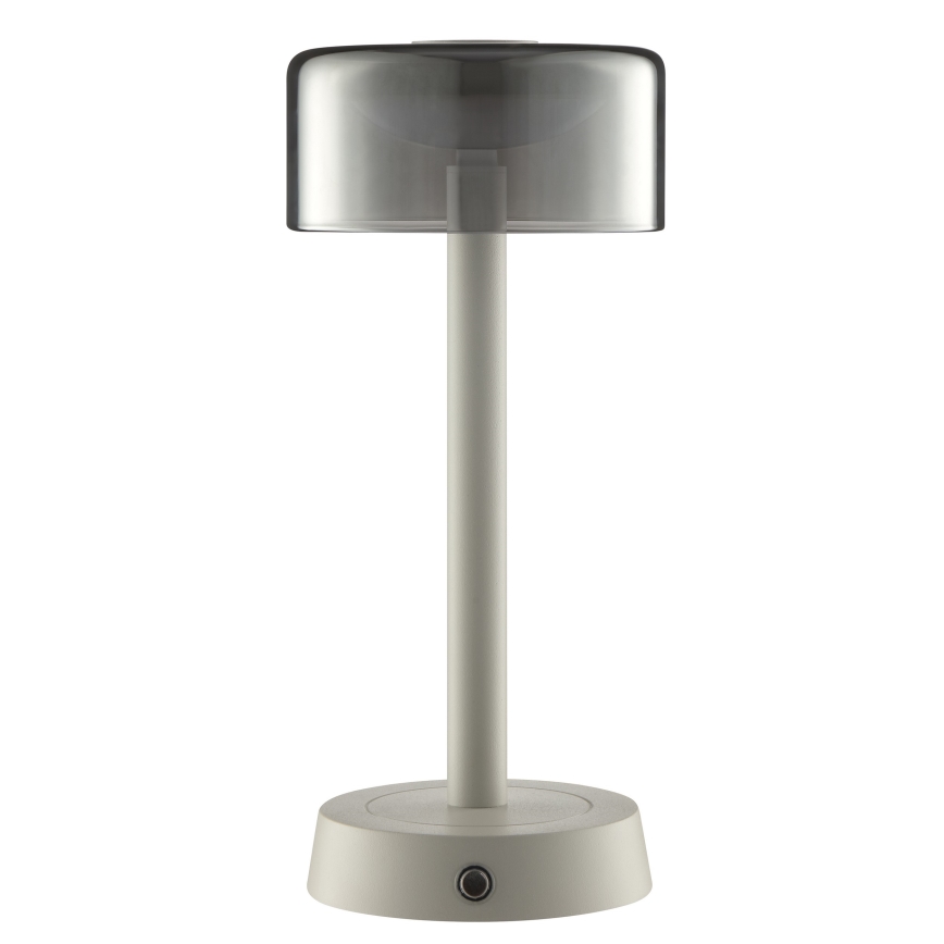 Brilliant - LED-dimbbar uppladdningsbar beröringsstyrd utomhusbordslampa RAZOR LED/2,5W/5V 2700K 2600 mAh IP44 grå