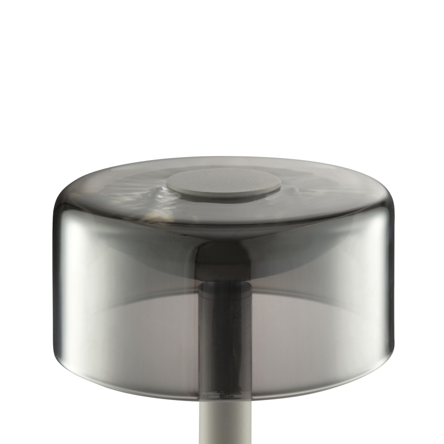 Brilliant - LED-dimbbar uppladdningsbar beröringsstyrd utomhusbordslampa RAZOR LED/2,5W/5V 2700K 2600 mAh IP44 grå