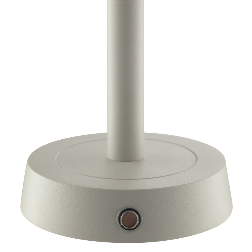 Brilliant - LED-dimbbar uppladdningsbar beröringsstyrd utomhusbordslampa RAZOR LED/2,5W/5V 2700K 2600 mAh IP44 grå