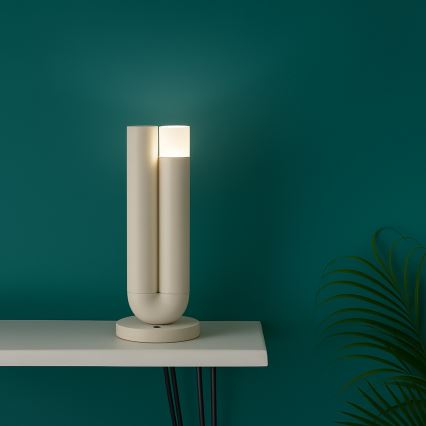 Brilliant - dimbar LED uppladdningsbar beröringsstyrd utomhusbordslampa SAYU LED/2,5W/5V 2700K 2600 mAh IP44 grå