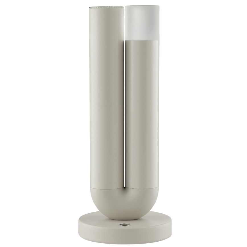 Brilliant - dimbar LED uppladdningsbar beröringsstyrd utomhusbordslampa SAYU LED/2,5W/5V 2700K 2600 mAh IP44 grå