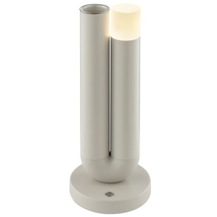 Brilliant - dimbar LED uppladdningsbar beröringsstyrd utomhusbordslampa SAYU LED/2,5W/5V 2700K 2600 mAh IP44 grå