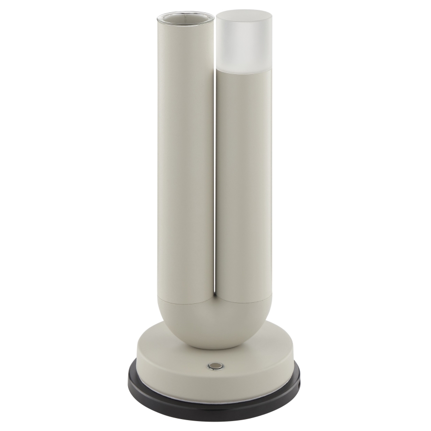 Brilliant - dimbar LED uppladdningsbar beröringsstyrd utomhusbordslampa SAYU LED/2,5W/5V 2700K 2600 mAh IP44 grå