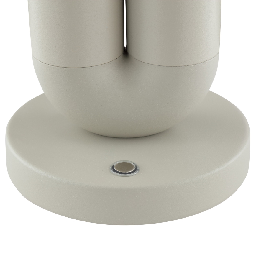 Brilliant - dimbar LED uppladdningsbar beröringsstyrd utomhusbordslampa SAYU LED/2,5W/5V 2700K 2600 mAh IP44 grå