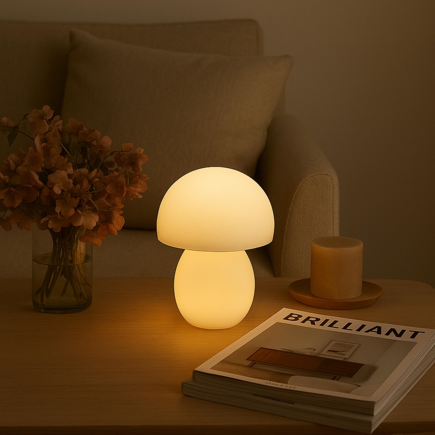 Brilliant - LED dimbar uppladdningsbar beröringsstyrd bordslampa DUPIS LED/2W/5V 2700K 1800 mAh vit