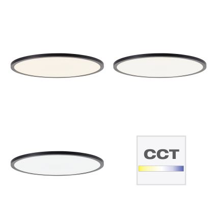 Brilliant - Dimbart LED-takarmatur TUCO LED/33W/230V 3000-6500K Ø 50 cm svart + fjärrkontroll