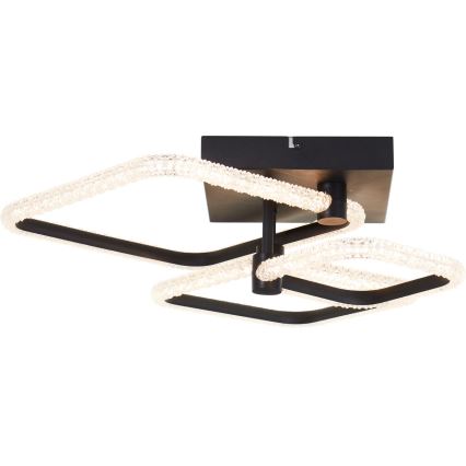Brilliant - Dimbart taklamp AYDIN LED/30W/230V 3000-6500K svart + fjärrkontroll