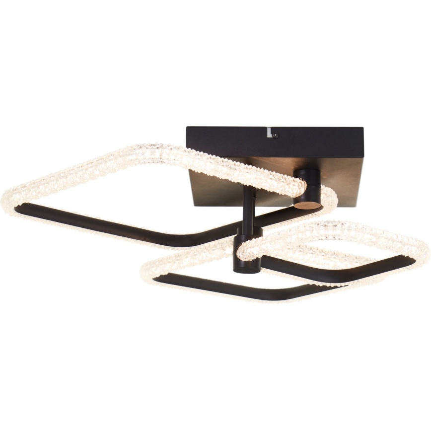 Brilliant - Dimbart taklamp AYDIN LED/30W/230V 3000-6500K svart + fjärrkontroll