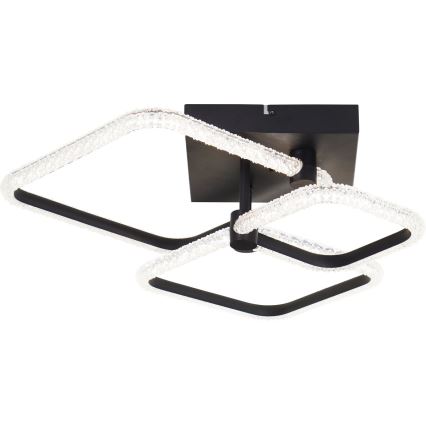 Brilliant - Dimbart taklamp AYDIN LED/30W/230V 3000-6500K svart + fjärrkontroll
