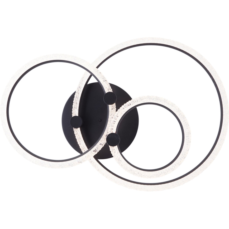 Brilliant - Dimbart taklamp AYDIN LED/34W/230V 3000-6500K svart + fjärrkontroll