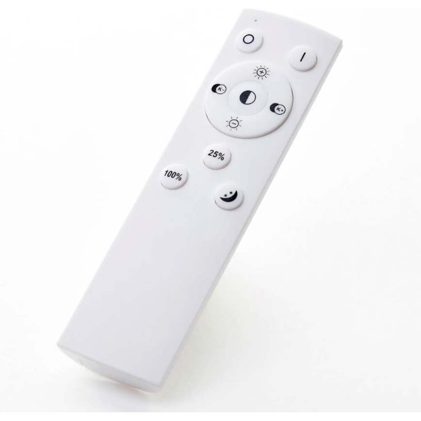 Brilliant - Dimbart taklamp AYDIN LED/34W/230V 3000-6500K svart + fjärrkontroll