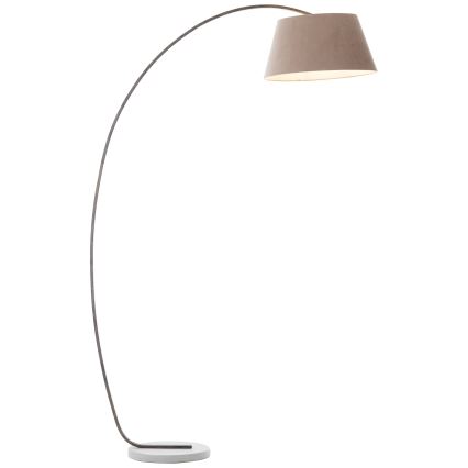 Brilliant - Golvlampa BROK 1xE27/60W/230V taupe