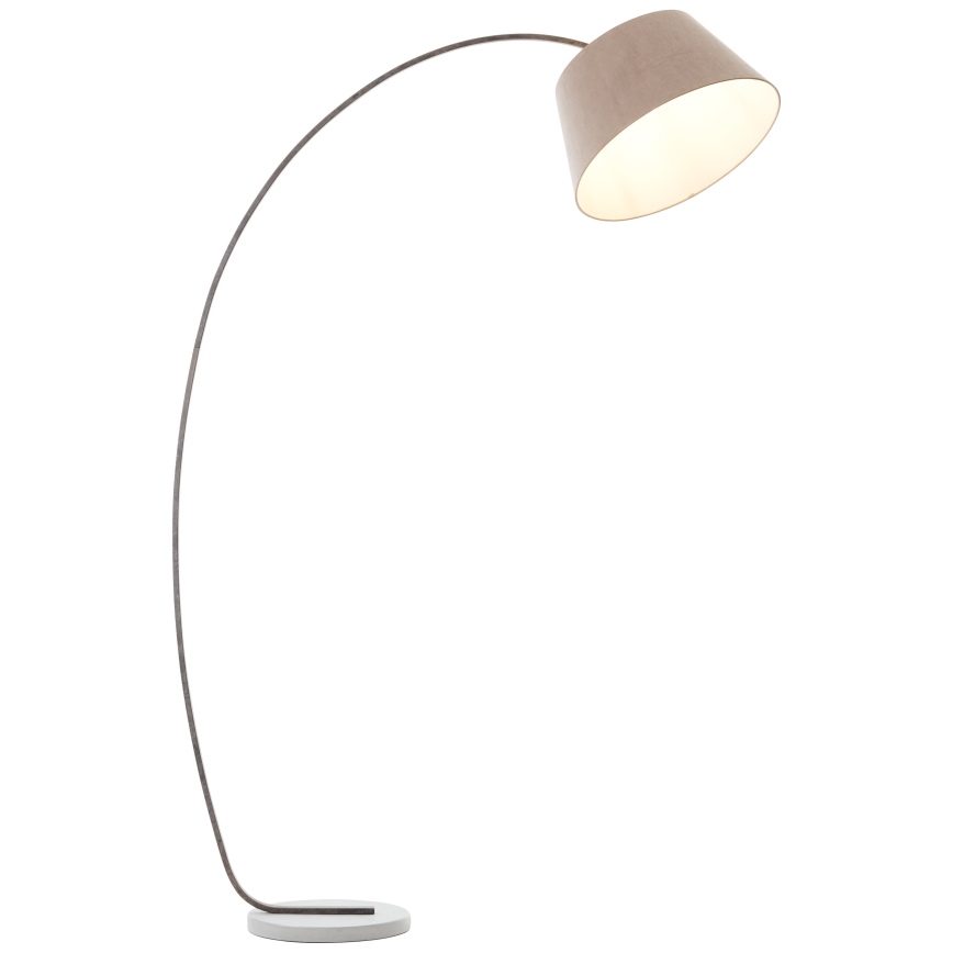 Brilliant - Golvlampa BROK 1xE27/60W/230V taupe