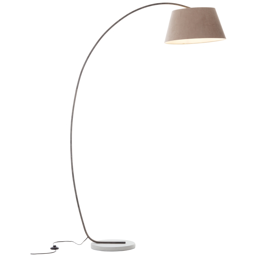 Brilliant - Golvlampa BROK 1xE27/60W/230V taupe