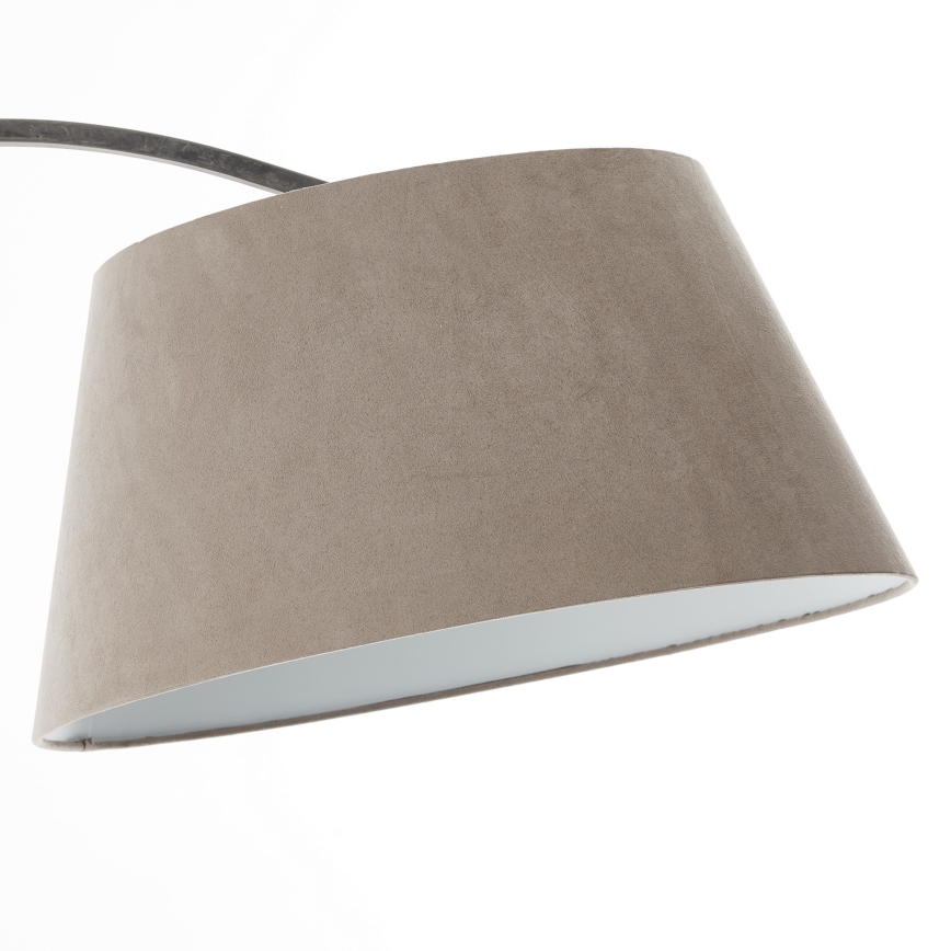Brilliant - Golvlampa BROK 1xE27/60W/230V taupe