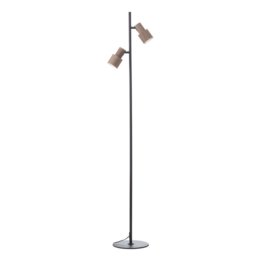 Brilliant - Golvlampa CADIZ 2xGU10/10W/230V brons