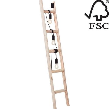 Brilliant - Golvlampa LADDER 3xE27/42W/230V
