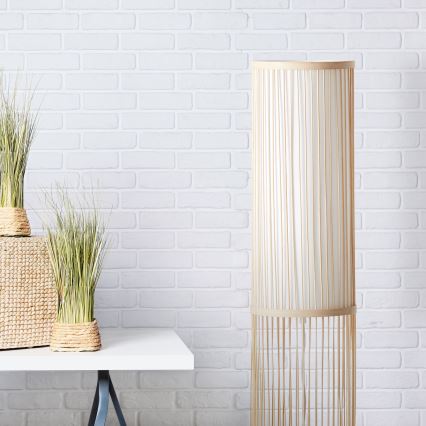 Brilliant - Golvlampa NORI 1xE27/40W/230V bambu