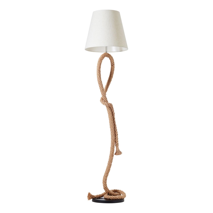 Brilliant - Golvlampa SAILOR 1xE27/40W/230V beige/krämvit