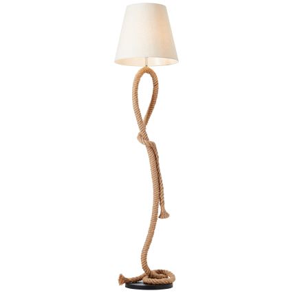 Brilliant - Golvlampa SAILOR 1xE27/40W/230V beige/krämvit