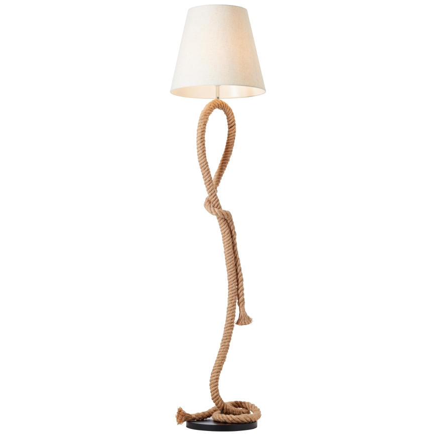 Brilliant - Golvlampa SAILOR 1xE27/40W/230V beige/krämvit