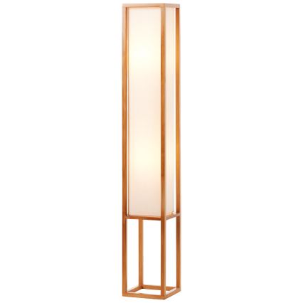 Brilliant - Golvlampa SEASIDE 2xE27/40W/230V vit/brun