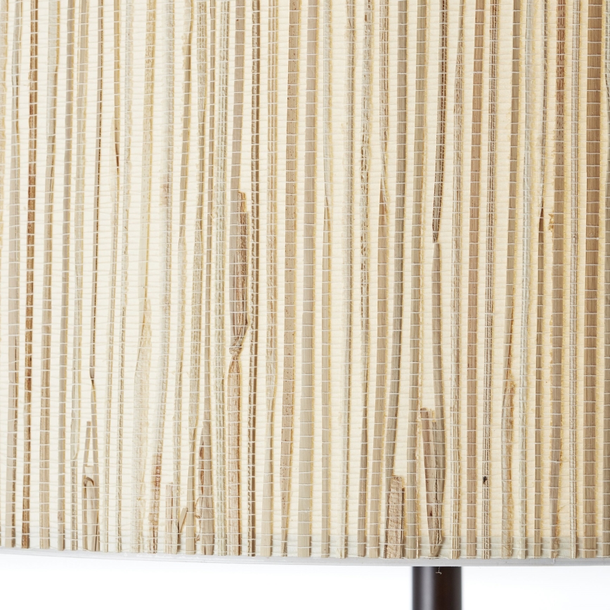 Brilliant - Golvlampa WIMEA 1xE27/52W/230V svart/beige