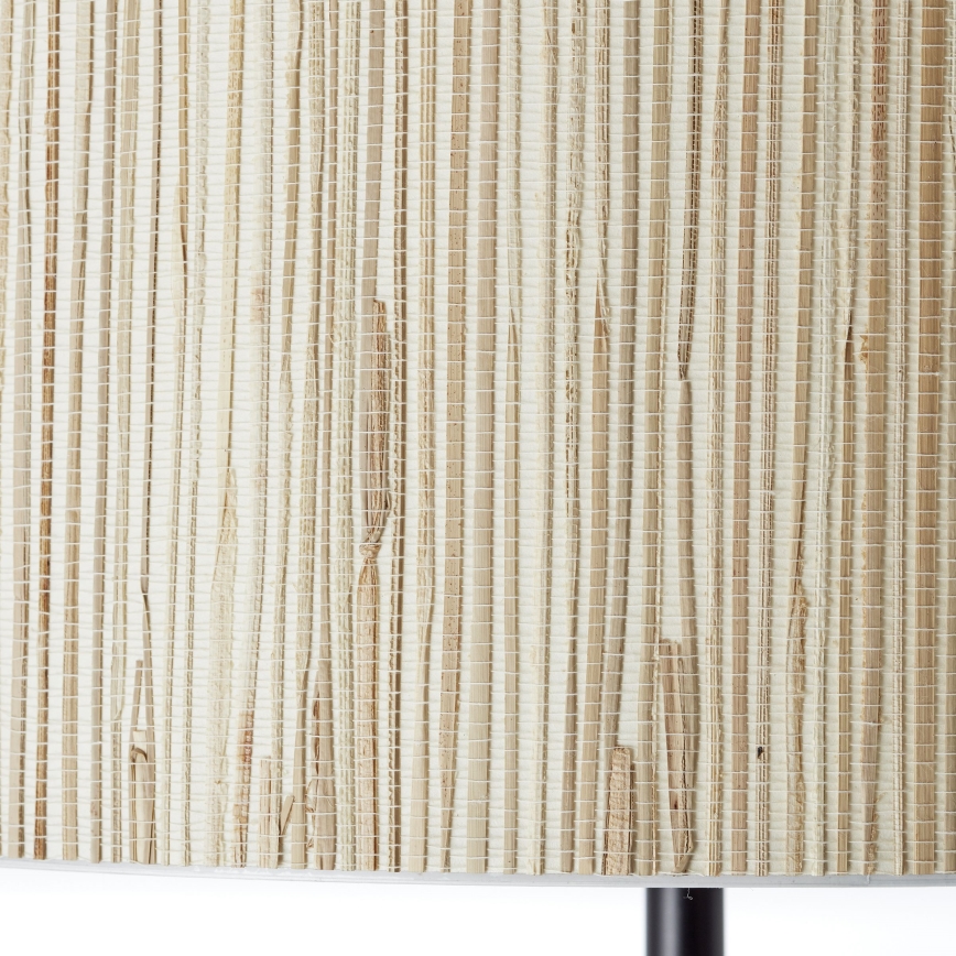 Brilliant - Golvlampa WIMEA 1xE27/52W/230V svart/beige