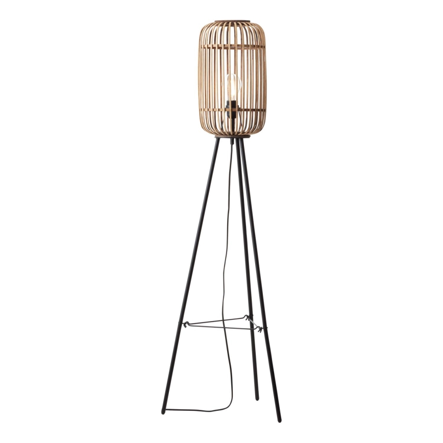 Brilliant - Golvlampa WOODROW 1xE27/60W/230V bambu