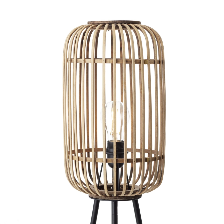 Brilliant - Golvlampa WOODROW 1xE27/60W/230V bambu